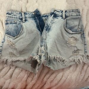 Light blue Jean shorts from SHEIN
